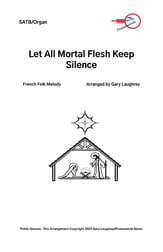 Let All Mortal Flesh Keep Silence SATB choral sheet music cover